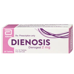 Thuốc Dienosis 2MG Abbott điều trị lạc nội mạc tử cung (2 vỉ X 14 viên) 2