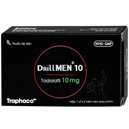 Thuốc DrillMEN 10mg Traphaco điều trị rối loại cương dương (1 vỉ x 2 viên)