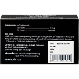 Thuốc DrillMEN 10mg Traphaco điều trị rối loại cương dương (1 vỉ x 2 viên)