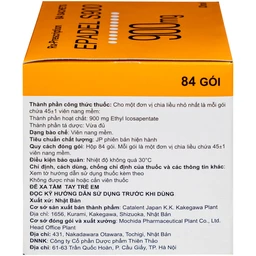 Thuốc Epadel 900mg Catalent điều trị tăng lipid máu (mỡ máu) và xơ vữa động mạch (84 gói) 3