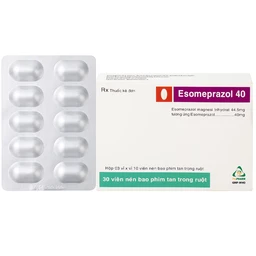 Thuốc Esomeprazol 40 Tv.Pharm điều trị loét dạ dày, trào ngược dạ dày, thực quản (3 vỉ x 10 viên) 1