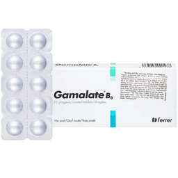 Thuốc Gamalate B6 Ferrer điều trị suy nhược thần kinh chức năng (2 vỉ x 10 viên) 1
