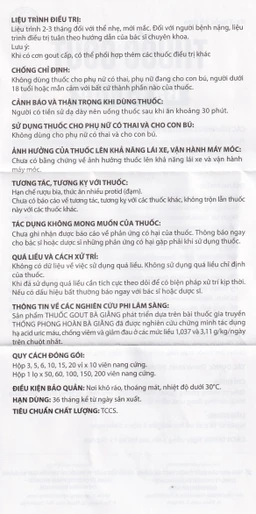 Thuốc Gout Bà Giằng điều trị gout, giảm acid uric, trị khớp do lắng đọng urat, viêm khớp (60 viên)