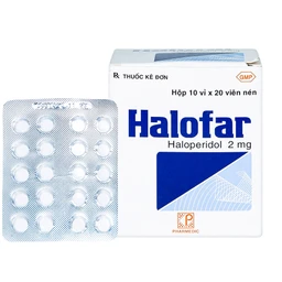 Thuốc Halofar Pharmedic điều trị các biểu hiện rối loạn tâm thần (10 vỉ x 20 viên) 1
