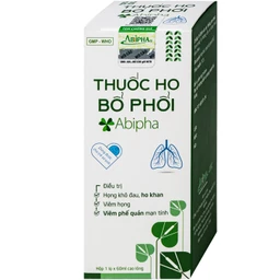 Thuốc ho bổ phổi Abipha điều trị ho khan, viêm họng, viêm phế quản mạn tính (Hộp 60ml) 2