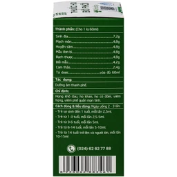 Thuốc ho bổ phổi Abipha điều trị ho khan, viêm họng, viêm phế quản mạn tính (Hộp 60ml) 3