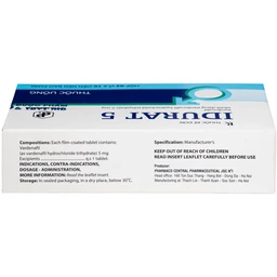 Thuốc Idurat 5mg Pharbaco điều trị rối loạn cương dương (3 vỉ x 10 viên) 3