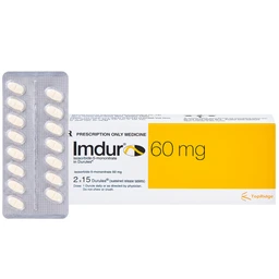 Thuốc Imdur 60mg AstraZeneca điều trị dự phòng đau thắt ngực (2 vỉ x 15 viên) 1