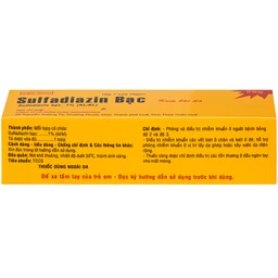 Thuốc Kem Bôi Da Sulfadiazin Bạc 1% Medipharco phòng ngừa và điều trị nhiễm khuẩn trong phỏng độ hai, độ ba (20g) 4