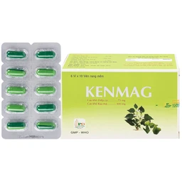 Thuốc Kenmag GMP phòng và hỗ trợ điều trị táo bón, giải nhiệt, thông tiểu (6 vỉ x 10 viên) 1
