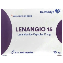 Thuốc Lenangio 15mg Dr.reddy's điều hòa miễn dịch, kháng sinh mạch, chống ung thư qua nhiều cơ chế (4 vỉ  x 7 viên) 1