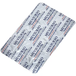 Thuốc Meviurso 450mg Hà Nam dùng để hòa tan sỏi cholesterol, viêm đường mật nguyên phát (3 vỉ x 10 viên) 6
