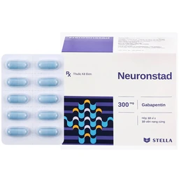 Thuốc Neuronstad 300mg Stella điều trị hỗ trợ động kinh cục bộ (10 vỉ x 10 viên)