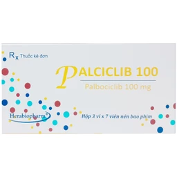 Thuốc Palciclib cap 100mg Herabiopharm điều trị ung thư vú (3 vỉ x 7 viên) 1
