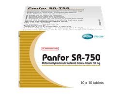 Thuốc Panfor SR-750 MEGA kiểm soát đường huyết tiểu đường típ 2 (100 viên) 2