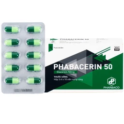 Thuốc uống Phabacerin 50 Pharbaco điều trị thoái hóa khớp (3 vỉ x 10 viên) 1
