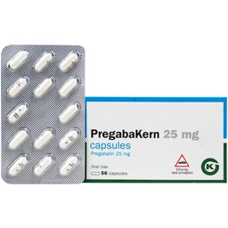 Thuốc Pregabakern 25mg KERN điều trị đau thần kinh, động kinh, rối loạn lo âu tổng quát (4 vỉ x 14 viên) 1
