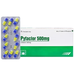 Thuốc Pyfaclor 500mg Pymepharco điều trị viêm tai giữa, nhiễm khuẩn đường hô hấp (1 vỉ x 12 viên)