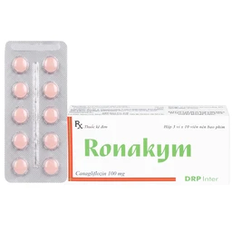 Thuốc Ronakym 100mg DRP Inter điều trị đái tháo đường tuýp 2 ở người lớn (3 vỉ x 10 viên) 1
