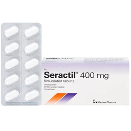 Thuốc Seractil 400mg điều trị viêm xương khớp , đau bụng hành kinh (3 vỉ x 10 viên) 1