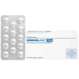 Thuốc Singulair 10mg Organon Pharma điều trị hen dai dẳng từ nhẹ đến trung bình (2 vỉ x 14 viên)