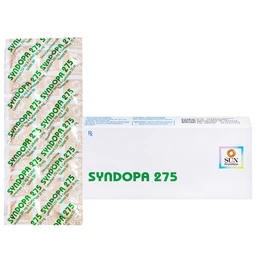 Thuốc Syndopa 275 Sun Pharma điều trị triệu chứng bệnh Parkinson (5 vỉ x 10 viên) 1