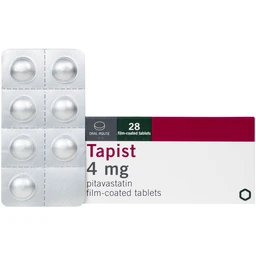 Thuốc Tapist 4mg Laboratorios Cinfa điều trị mỡ máu cao và hạ Cholesterol (4 vỉ x 7 viên) 1