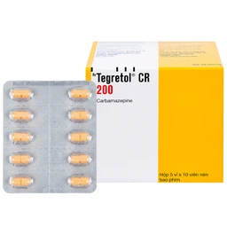 Thuốc Tegretol CR 200 điều trị bệnh động kinh (5 vỉ x 10 viên)