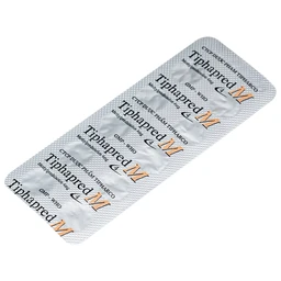 Thuốc Tiphapred M 4mg Tipharco điều trị viêm khớp dạng thấp, lupus ban đỏ, hen phế quản và các bệnh dị ứng nặng (10 vỉ 10 viên) 5