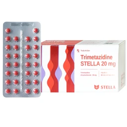 Thuốc Trimetazidine Stella 20mg điều trị đau thắt ngực ổn định (2 vỉ x 30 viên) 