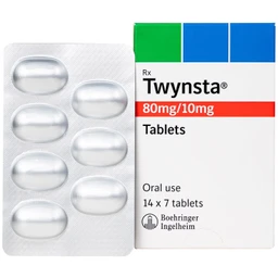 Thuốc Twynsta 80mg/10mg Boehringer điều trị tăng huyết áp vô căn (14 vỉ x 7 viên) 1