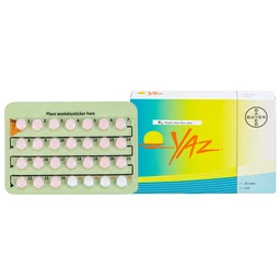 Thuốc Yaz Bayer dùng tránh thai, điều trị mụn trứng cá (1 vỉ x 28 viên) 1