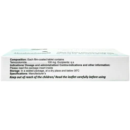 Thuốc Zolodal tab 100mg Herabiopharm điều trị u nguyên bào thần kinh đệm đa dạng (1 vỉ x 5 viên) 3