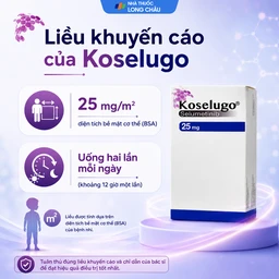 Thuốc Koselugo 25mg Astrazeneca Điều trị u xơ thần kinh loại 1 dạng búi (Hộp 60 viên) 4