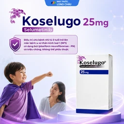 Thuốc Koselugo 25mg Astrazeneca Điều trị u xơ thần kinh loại 1 dạng búi (Hộp 60 viên) 2
