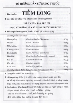 Thuốc Tiềm Long Bảo Long điều trị viêm đại tràng, loét hành tá tràng (10 gói x 4g)