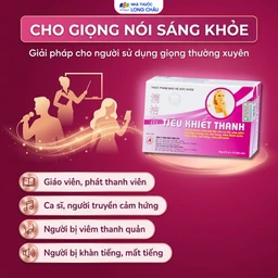 Viên uống Giảm ho Tiêu Khiết Thanh Á Âu (3 vỉ x 10 viên) 4