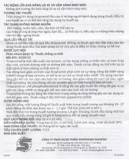 Thuốc Tiram 100mg Shinpoong Deawoo điều trị co thắt dạ dày ruột (10 vỉ x 10 viên)