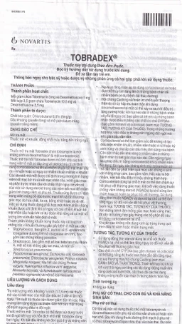 Thuốc mỡ tra mắt TobraDex Alcon điều trị viêm và nhiễm khuẩn (3,5g)
