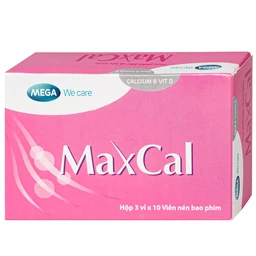 Viên uống hỗ trợ giảm nguy cơ loãng xương Maxcal Mega (3 vỉ x 10 viên) 8