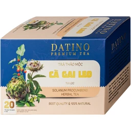 Trà thảo mộc Cà Gai Leo túi lọc Datino (20 gói x 1.5g) 2