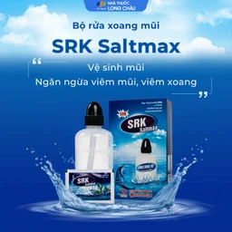 Bộ rửa xoang mũi SRK Saltmax (1 bình + 10 gói) vệ sinh mũi, ngăn ngừa viêm mũi, viêm xoang