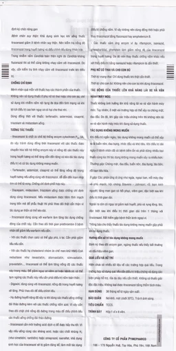 Thuốc Trifungi Pymepharco điều trị nhiễm nấm Candida ở miệng - họng (1 vỉ x 4 viên)