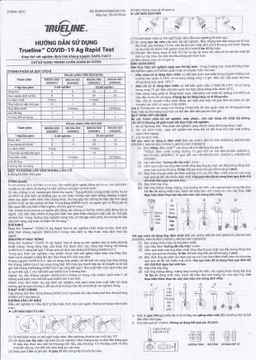 Kit test Covid Trueline - việt nam khay thử xét nghiệm kháng nguyên Sars Cov-2 (25 kit)