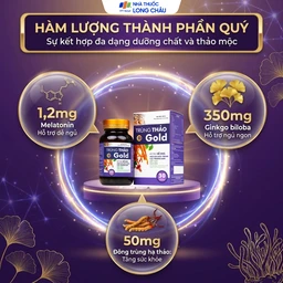 Viên uống hỗ trợ dễ ngủ, ngủ sâu giấc, tăng cường sức khỏe Trùng Thảo Gold (30 viên) 3