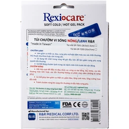 Túi chườm nóng, lạnh Rexicare gel (28.5x11.5cm) Làm giảm co thắt cơ, đau, sưng phù, bầm máy sau chấn thương, thủ thuật nha khoa, côn trùng cắn 4