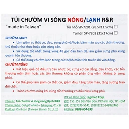 Túi chườm nóng, lạnh Rexicare gel (31x17cm) Làm giảm co thắt cơ, đau, sưng phù, bầm máy sau chấn thương, thủ thuật nha khoa, côn trùng cắn 6