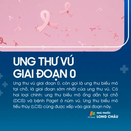 Ung thư vú giai đoạn 0 1
