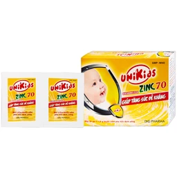 Cốm Unikids Zinc 70 DHG tăng cường sức đề kháng (24 gói x 1.5g)