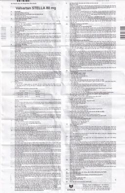 Thuốc Vansartan 80mg Stella điều trị tăng huyết áp, suy tim (3 vỉ x 10 viên)